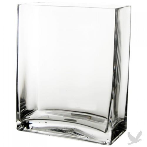 Rental store for Glass Vase Rectangular 8.75 x7.5 x4 in Naples FL