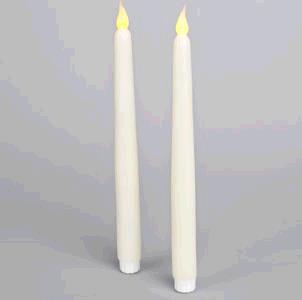 Rental store for Candle Taper 10  Ivory battery operated in Naples FL