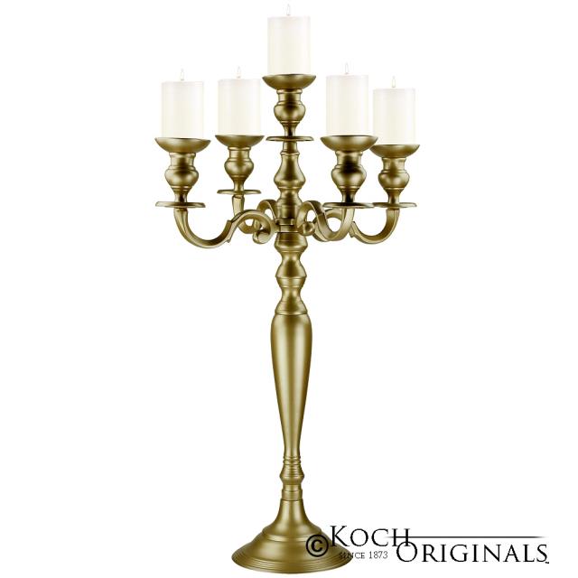 Rental store for Gold Candelabra 5 Lite 30  matte in Naples FL