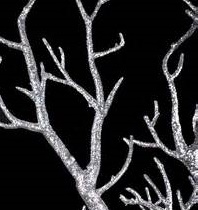 Rental store for Centerpiece Tree 4  Silver Glitter in Naples FL