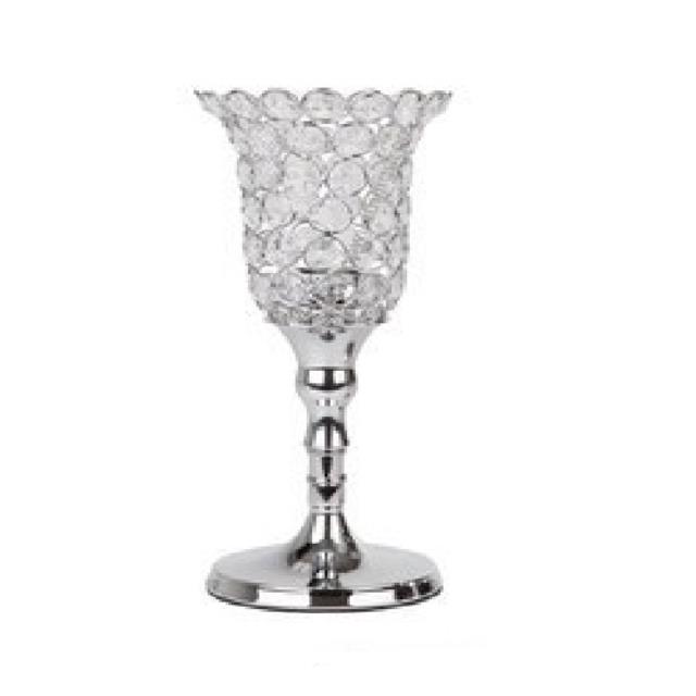 Rental store for Crystal Tulip Candleholder 10.5 in Naples FL