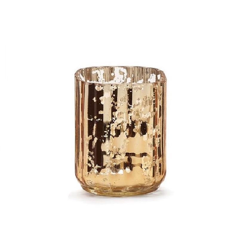Rental store for Gold Mercury Vase Candleholder 4.75 in Naples FL