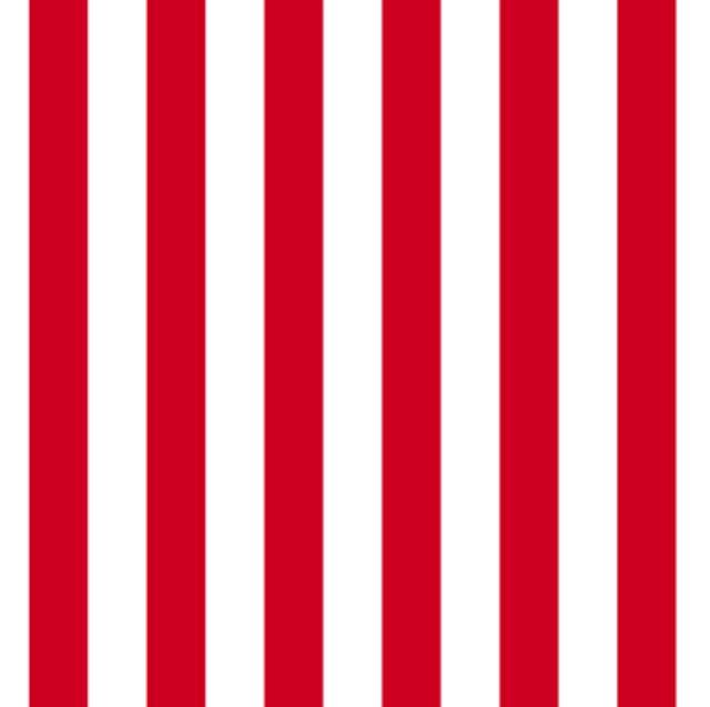Rental store for Linen 108  Round Red White Stripe in Naples FL