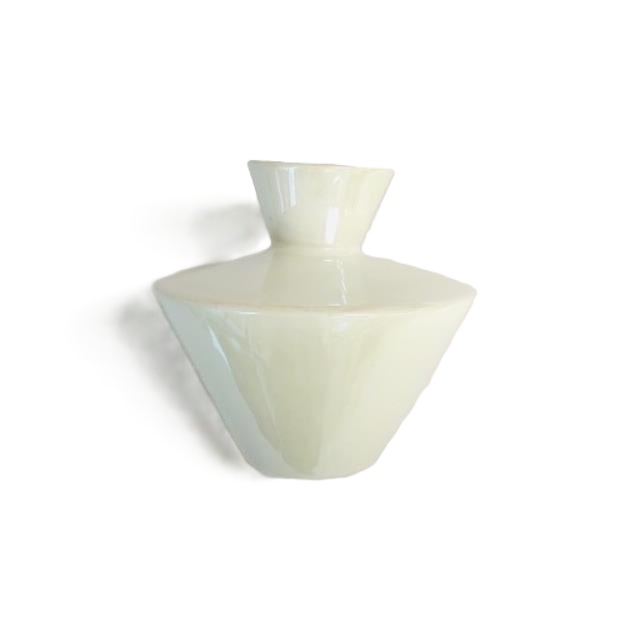 Rental store for Centerpiece 7  White Modern Vase in Naples FL
