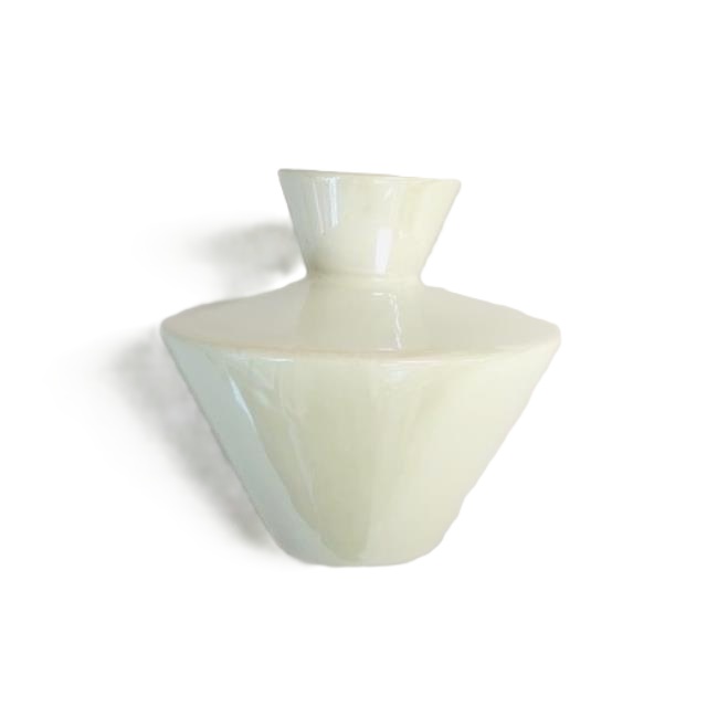 Rental store for Centerpiece 8.5  White Modern Vase in Naples FL