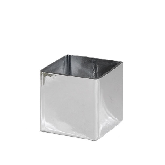Rental store for Glass Mirror Vase Cube 4 x4 x4 in Naples FL