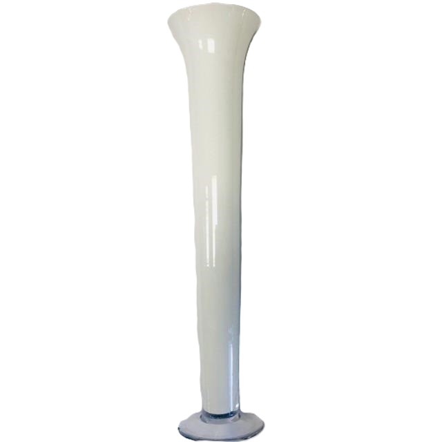 Rental store for Glass Vase Fluted Pilsner White 19.5 in Naples FL