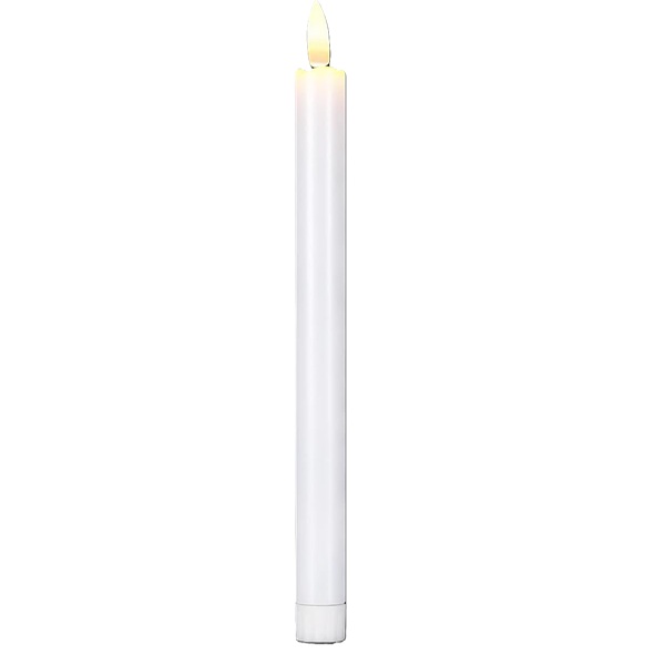 Rental store for Candle Taper 9  White Plastic  battery in Naples FL