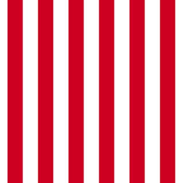 Rental store for Linen Napkin Print Red White Stripe in Naples FL