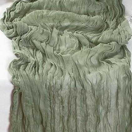 Rental store for Scarf Sage Dk Cheesecloth 10 h x 28 in Naples FL