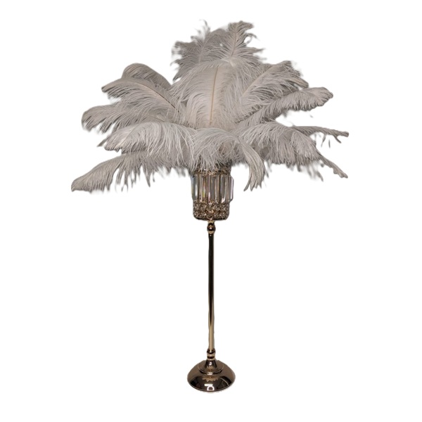 Rental store for Vase Gold 28  Crystal Rectangle in Naples FL
