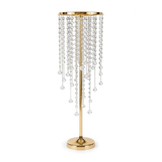 Rental store for Centerpiece Stand Gold w Crystals 30.5 in Naples FL