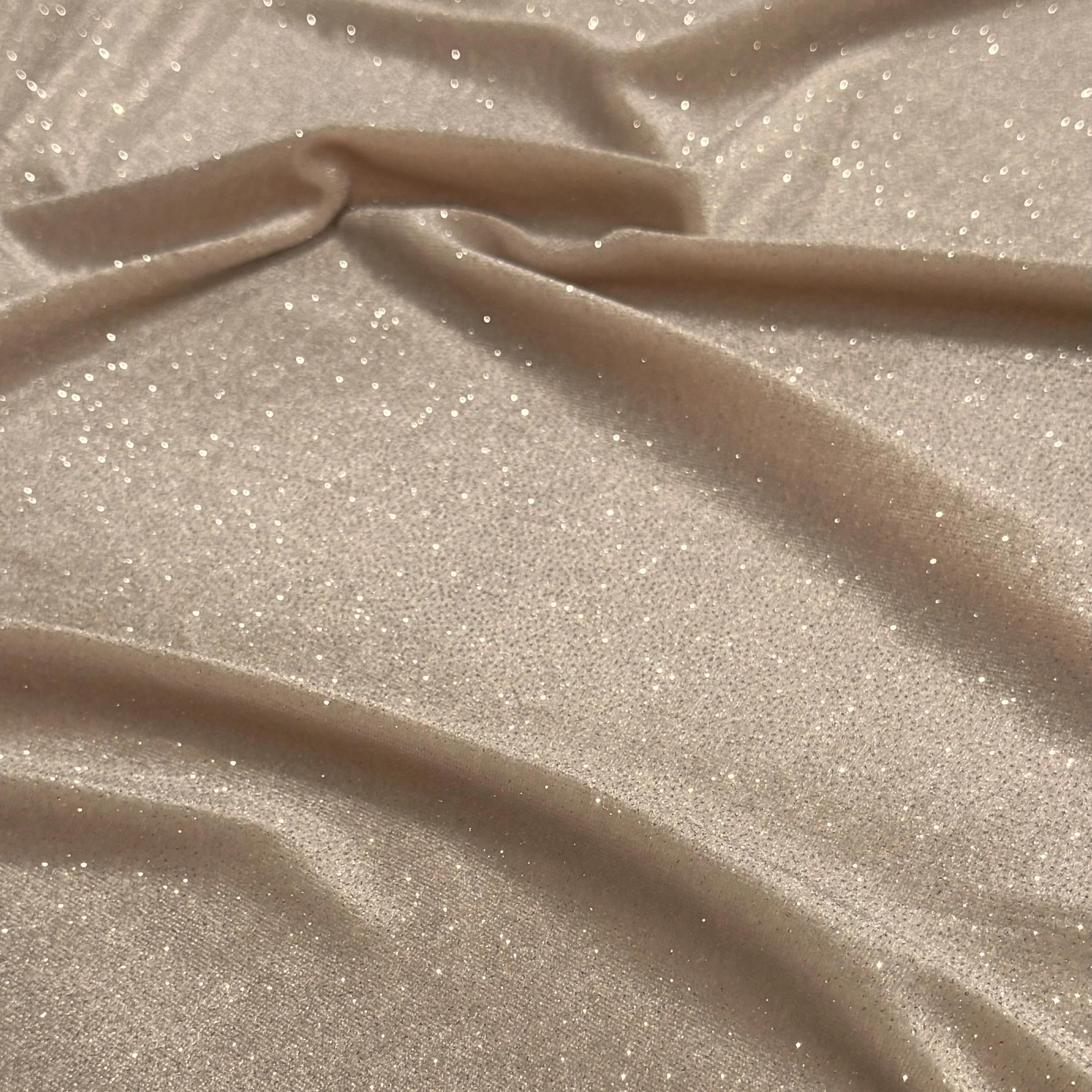 Rental store for Linen 132  Round Velvet Beige Glitter in Naples FL