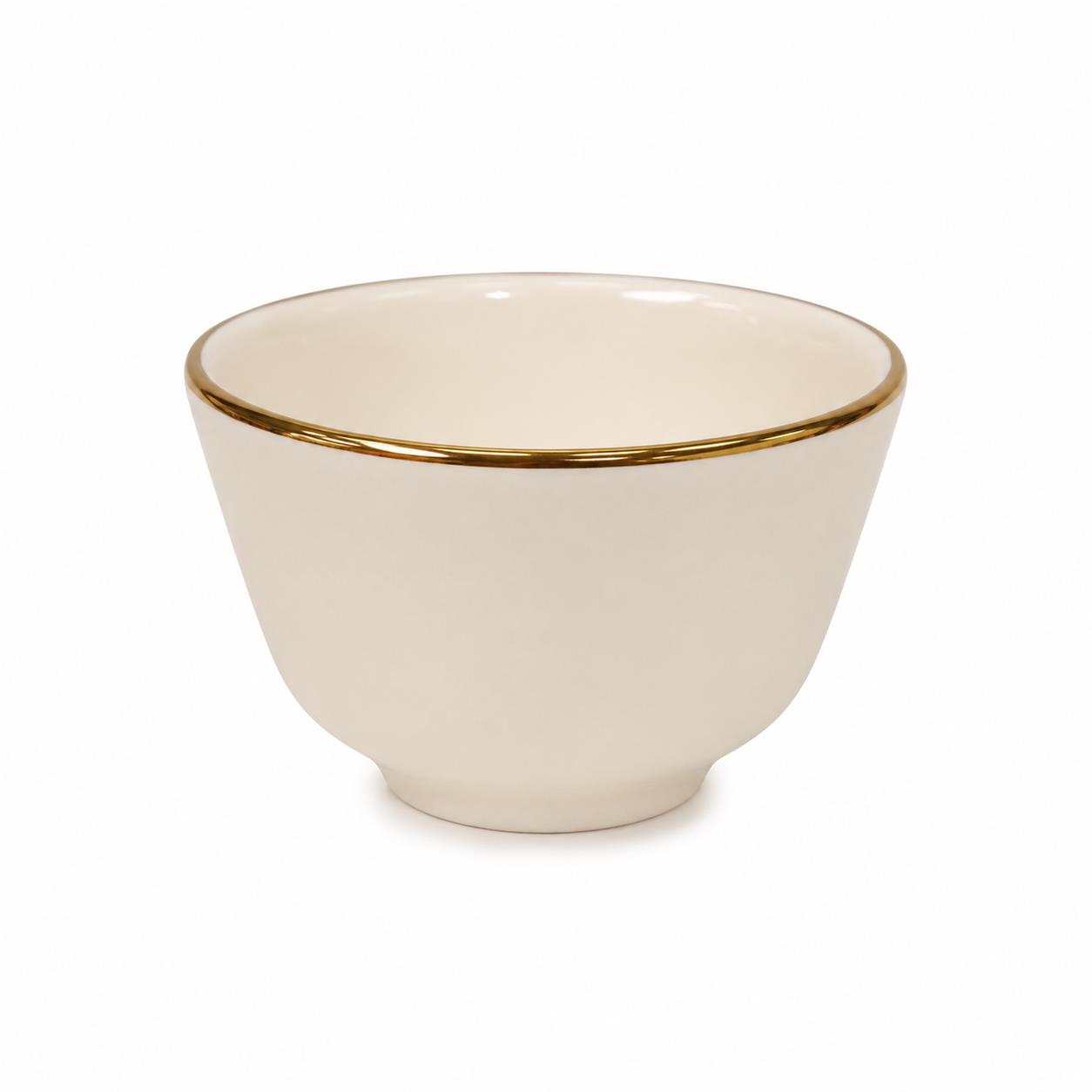 Rental store for China Ivory Gold Band Bouillon Cup in Naples FL
