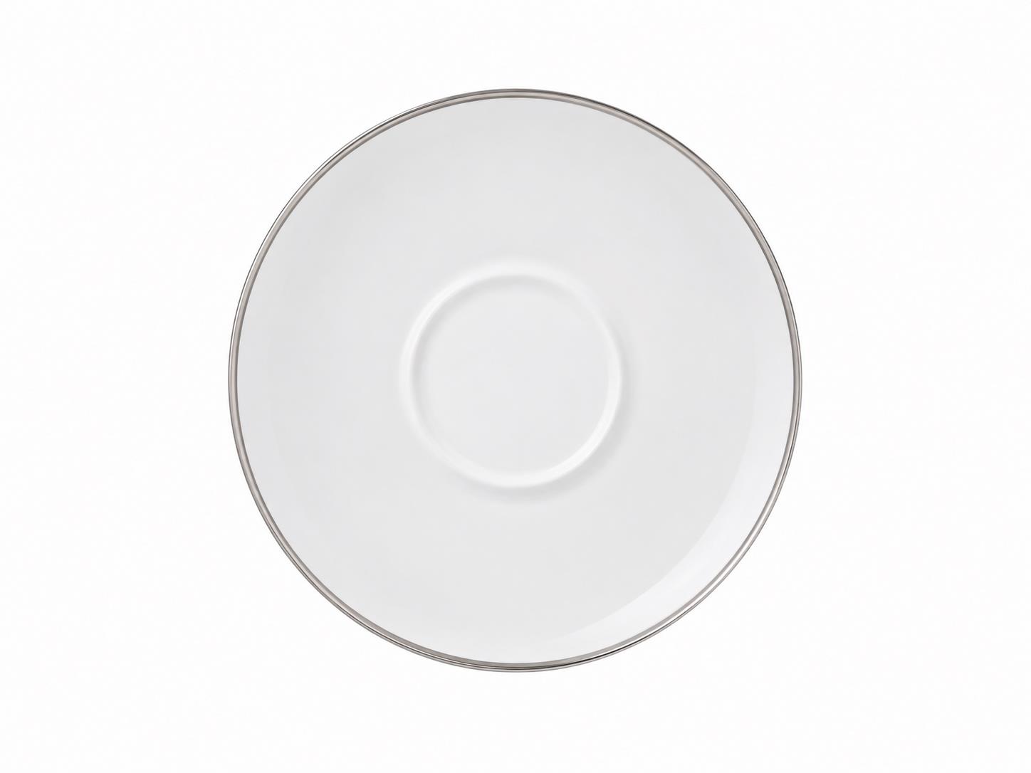 Rental store for China Silver Rim Saucer 25 in Naples FL