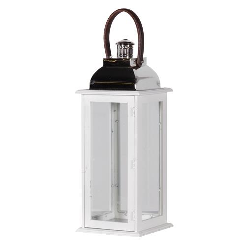 Rental store for Lantern Nautical White Wood 6.5 x12.5 in Naples FL